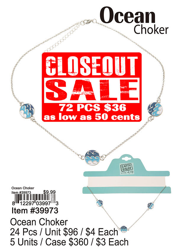 Ocean Choker - Closeout 72 Pcs.